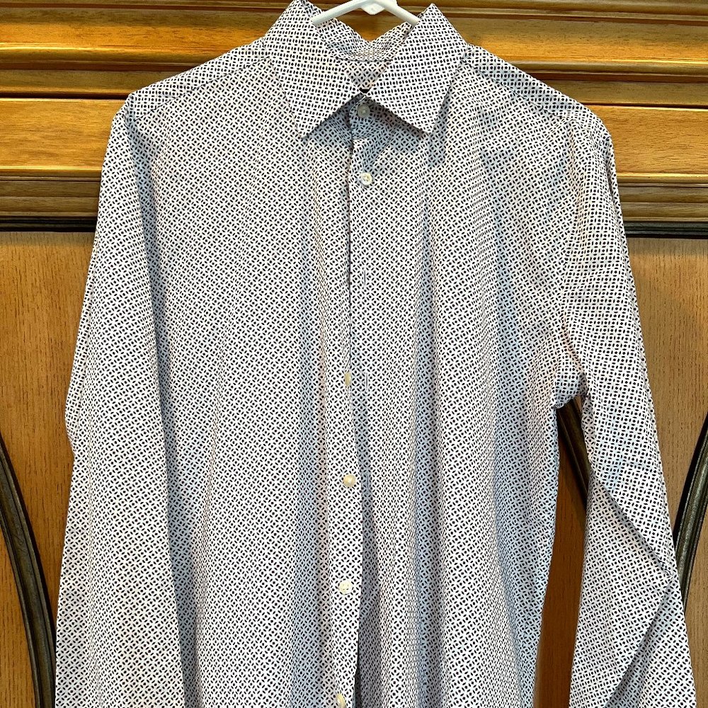 JF J. Ferrar Men's Dress Shirt